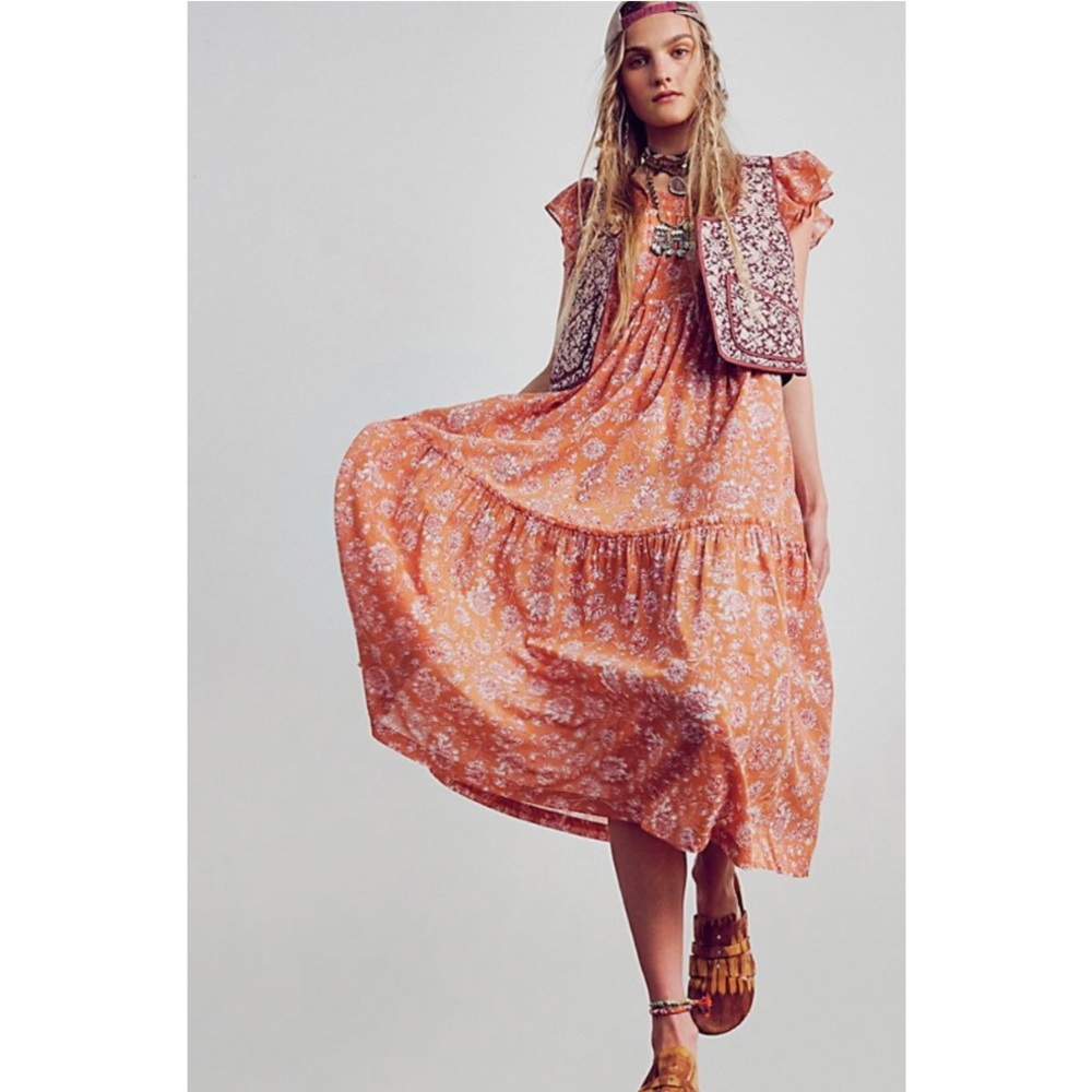 Free People | NWT Bonita Dress Neutral Combo